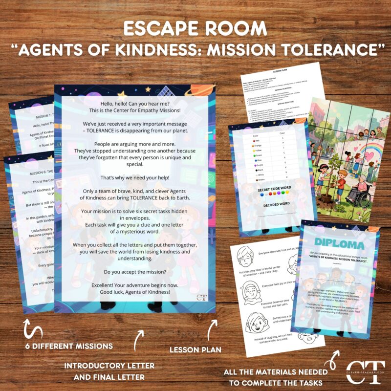 Escape Room "Agents of Kindness: Mission Tolerance"