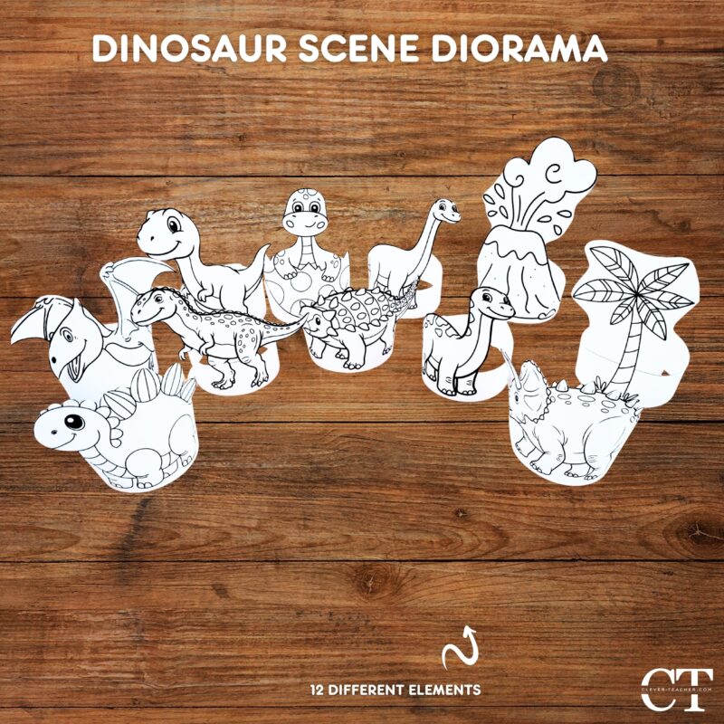 Dinosaur Scene Diorama