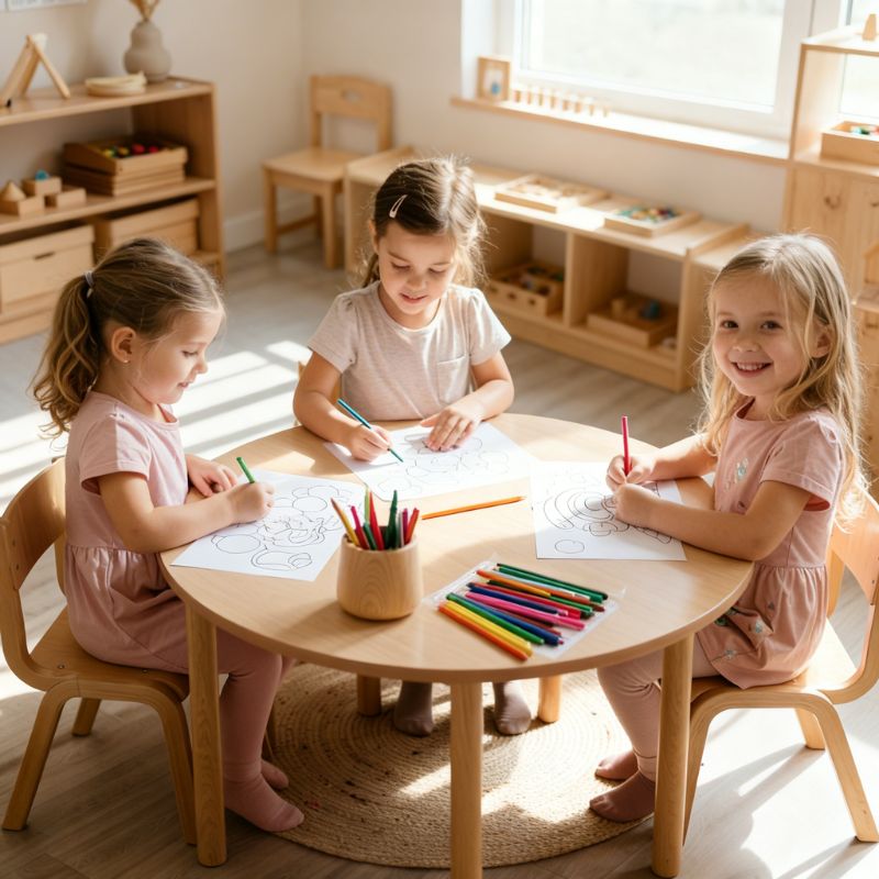 Educational coloring pages