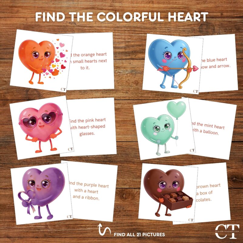 Find The Colorful Heart