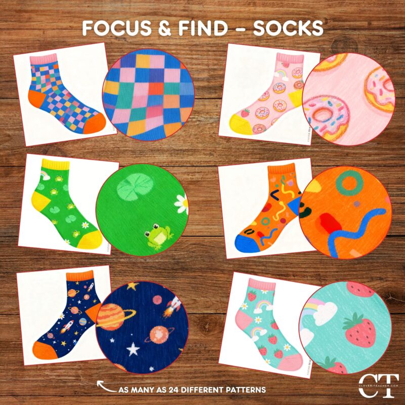 Focus & Find – Socks