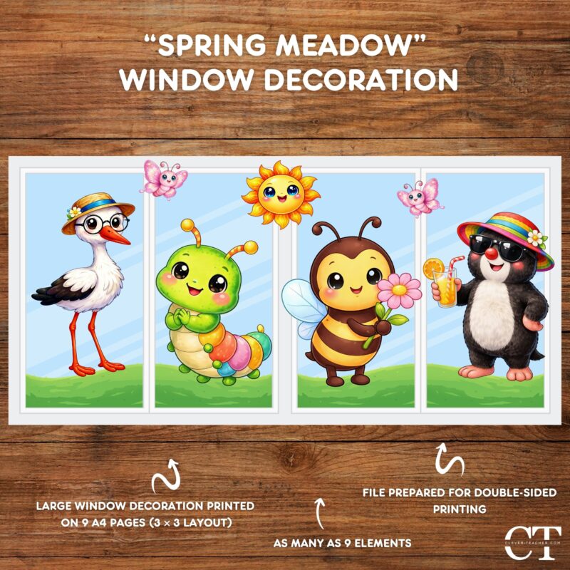 "Spring Meadow" Window Decoration