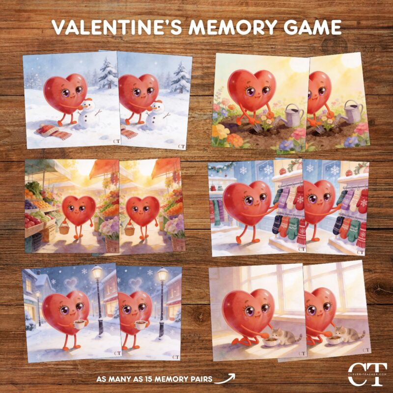 Valentine’s Memory Game