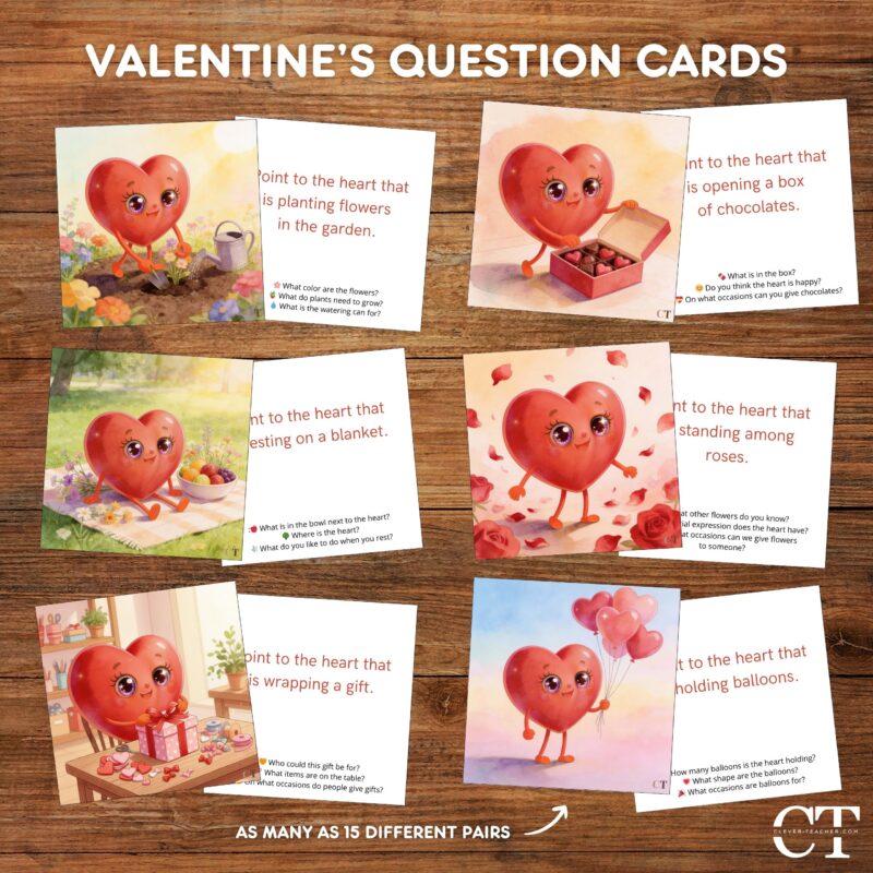 Valentine’s Question Cards
