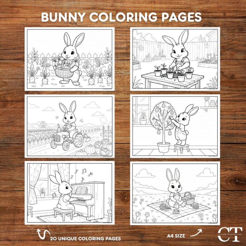 Bunny Coloring Pages