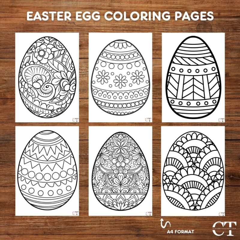 Easter Egg Coloring Pages